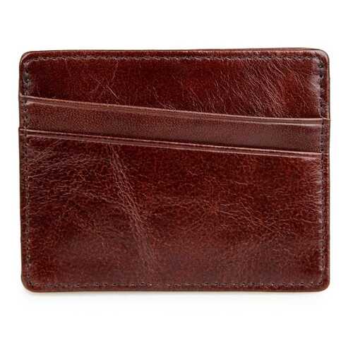 Кошелек из натуральной кожи мини Кошелькоффкоричневый 8101BN в Wildberries