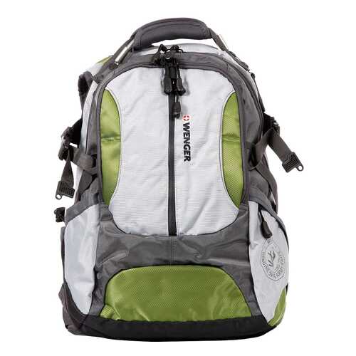 Рюкзак Wenger Large Volume Daypack зеленый/серый 35 л в Wildberries