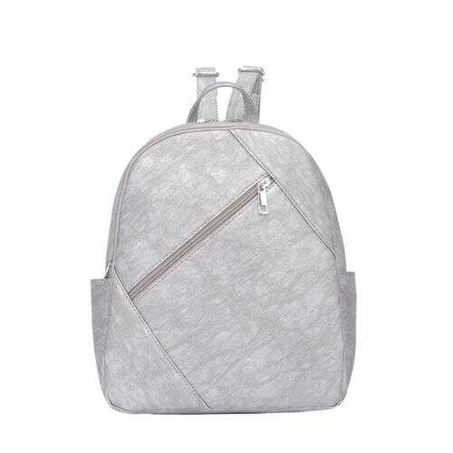 Рюкзак женский OrsOro DS-0054 серебристый в Wildberries