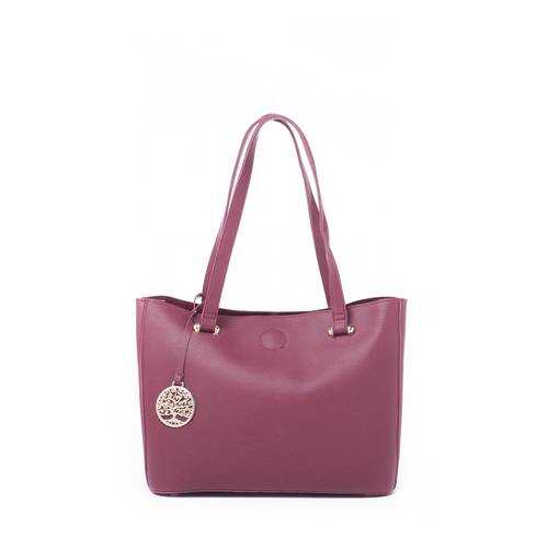 Шоппер женский Baggini 29922-1 бордовый в Wildberries