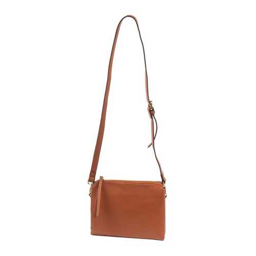 Сумка женская Baggini 18221 коричневая в Wildberries