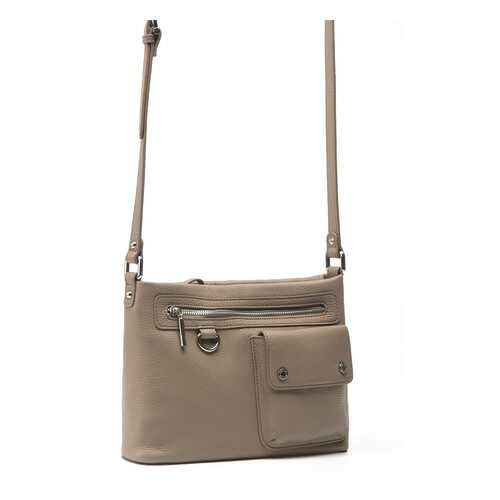 Сумка женская кожаная Palio 10518PA 01-00020602 серо-коричневая в Wildberries