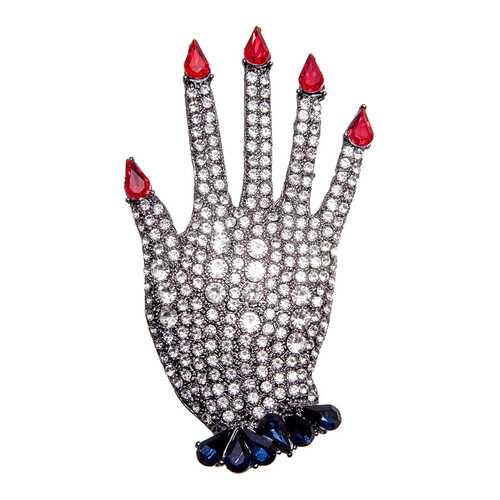 Брошь женская Asavi Jewel BCH906064 синяя в Wildberries