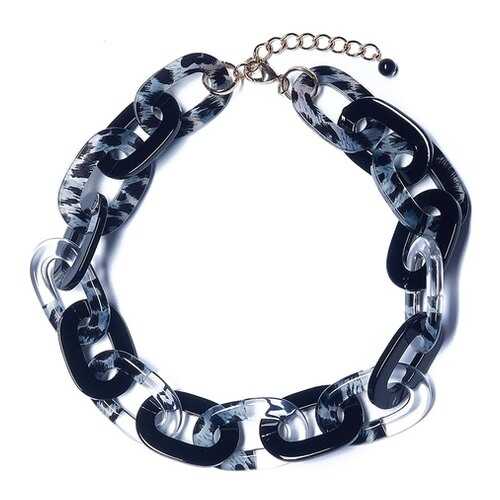 Колье женское Moon Paris ML-20.01-032 черное/прозрачное в Wildberries