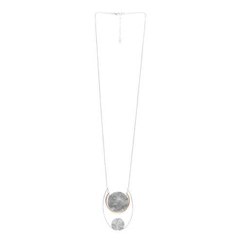 Колье женское ORI TAO OT-15-30354 серебристое/золотистое в Wildberries