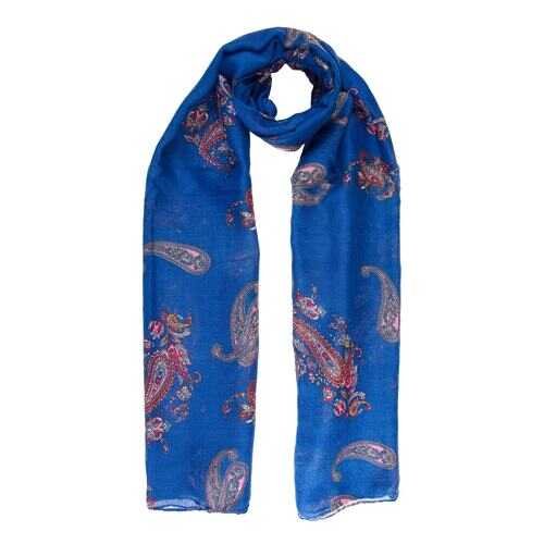 Палантин JANE'S STORY J1605S05-60 синий в Wildberries