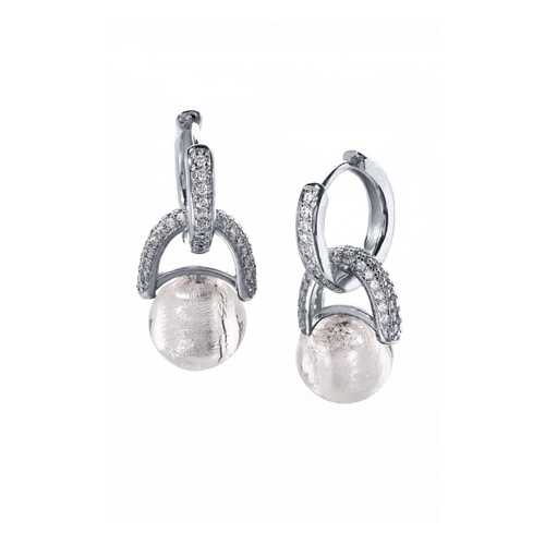 Серьги Bottega Murano 09030400 серебристые в Wildberries