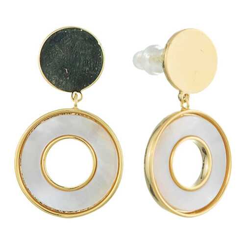 Серьги Corona Style B006E07893 золотистые в Wildberries
