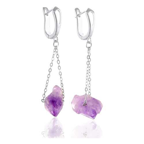 Серьги L'attrice, вставка аметист, артикул 54655573 в Wildberries