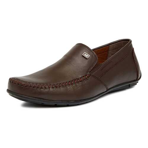Мокасины мужские Alessio Nesca 02706170 коричневые 45 RU в Wildberries