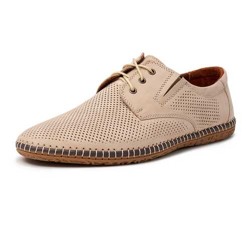 Туфли мужские Alessio Nesca Z553 бежевые 40 RU в Wildberries