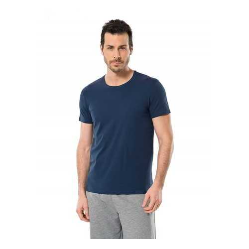 Футболка мужская Cacharel 1331 синяя XL в Wildberries