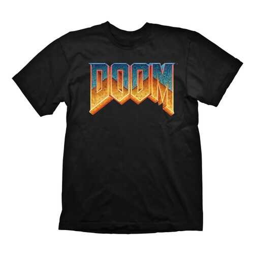 Футболка мужская Gaya Entertainment Doom Logo черная S в Wildberries