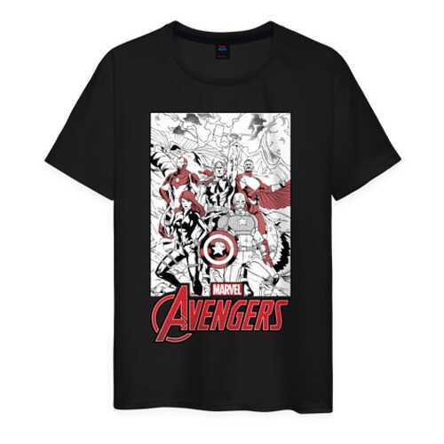 Футболка мужская ВсеМайки 1781401 черная XXXL в Wildberries