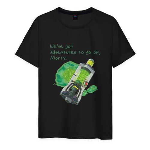 Футболка мужская ВсеМайки 1950679 черная XXL в Wildberries