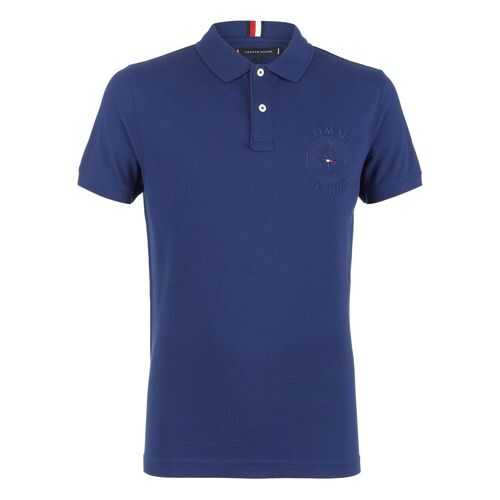 Футболка-поло мужская Tommy Hilfiger MW0MW13540 синяя S в Wildberries