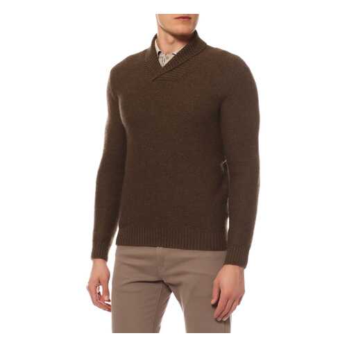 Поло мужское Mir cashmere YML16-008 коричневое L в Wildberries