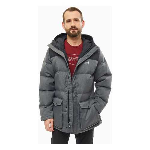 Пуховик мужской Levi's 5658500070 серый S в Wildberries