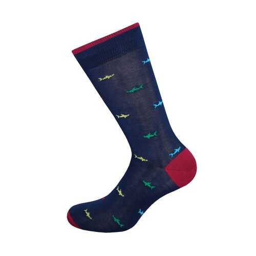 Носки мужские LUI 5CC84 Squali синие 43, 44, 45, 46 в Wildberries