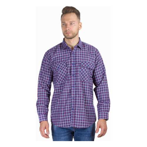 Рубашка мужская Dairos GD81100374 синяя M в Wildberries