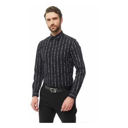 Рубашка мужская Diesel 00S3L9 0LAWM 9XXA черная S в Wildberries