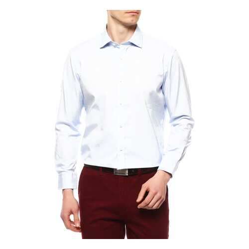 Рубашка мужская LEWIN G16B-MS40-57165 голубая 16 UK в Wildberries