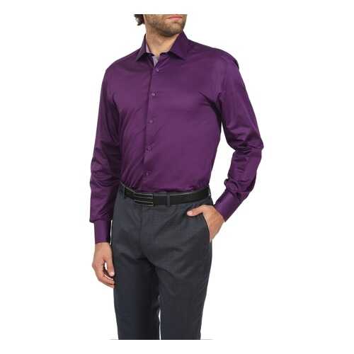 Сорочка мужская Kanzler 19W-SBL23RLSN/05 фиолетовая 44 RU в Wildberries