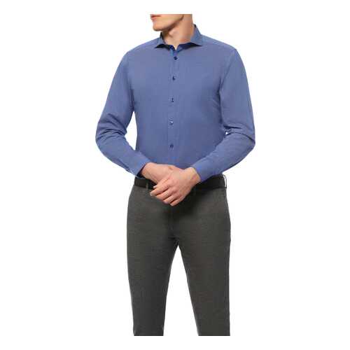 Сорочка мужская Olymp 1252/64/19 синяя 42 DE в Wildberries