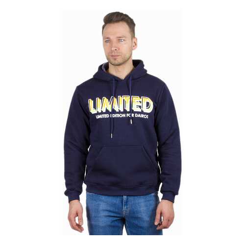 Толстовка мужская Dairos GD69300728 синяя 3XL в Wildberries