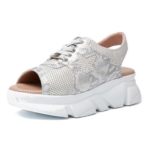 Босоножки женские Pierre Cardin TR-MN-108-1129-Z серебристые 40 RU в Wildberries