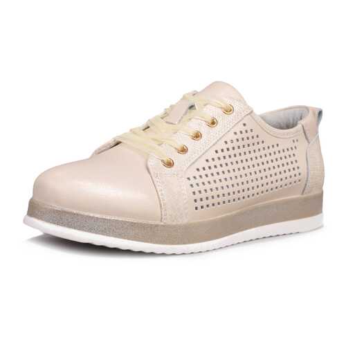 Кеды женские Alessio Nesca 710017647 бежевые 38 RU в Wildberries