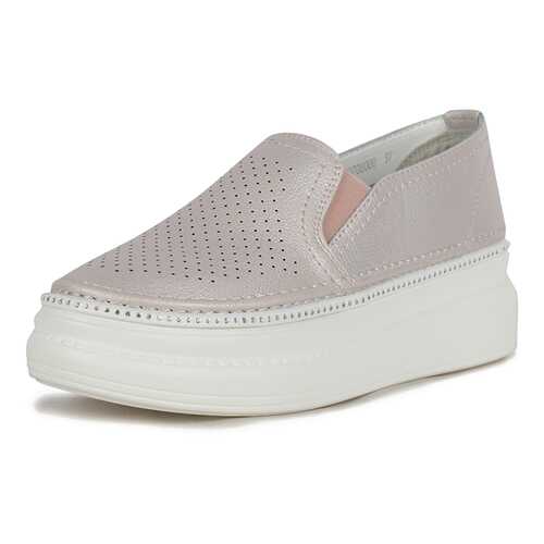 Слипоны женские Alessio Nesca K0611LC-2A розовые 36 RU в Wildberries