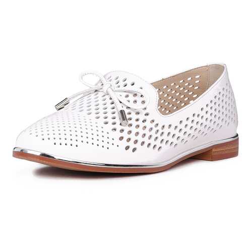 Лоферы женские Alessio Nesca JX20S-140B белые 36 RU в Wildberries