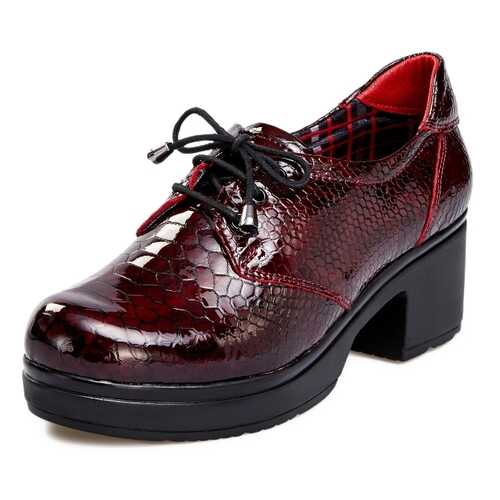 Полуботинки женские Pierre Cardin 710018187 красные 37 RU в Wildberries