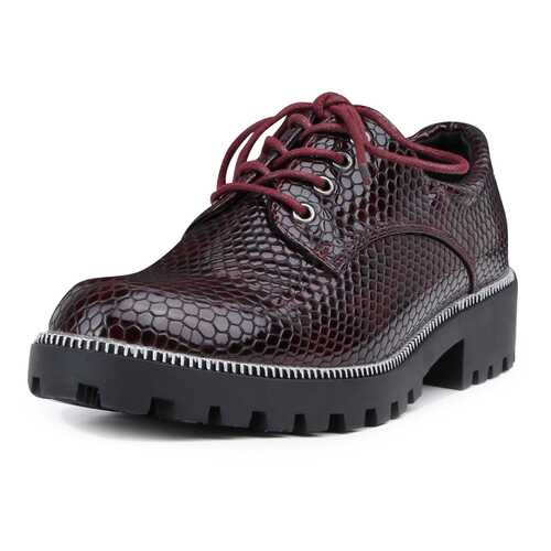 Полуботинки женские T.Taccardi K0410LC-2A бордовые 36 RU в Wildberries