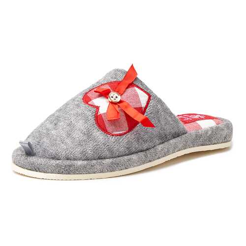 Шлепанцы женские Smile of Milady 01107470 серые 39 RU в Wildberries