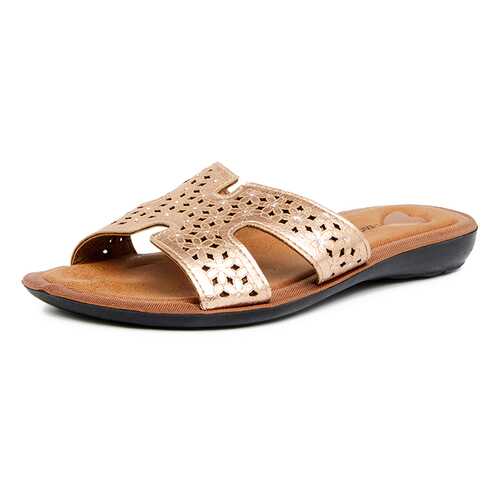 Шлепанцы женские T.Taccardi Z-307033-4 золотистые 39 RU в Wildberries