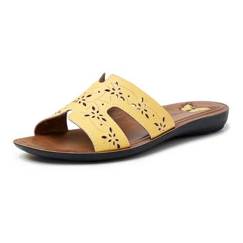 Шлепанцы женские T.Taccardi Z-307033-6A желтые 41 RU в Wildberries