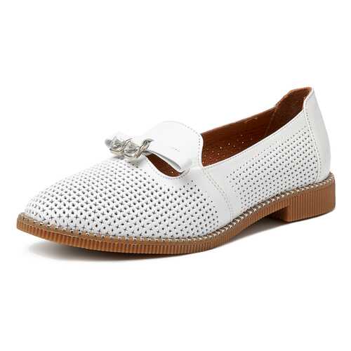 Туфли женские Alessio Nesca TR-BR-69-130-2 белые 40 RU в Wildberries