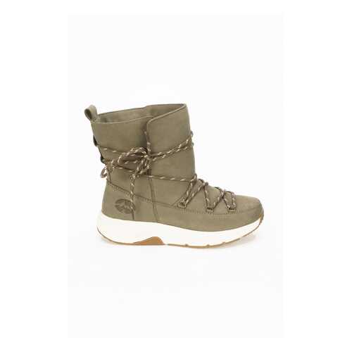 Дутики женские GRUNBERG 198580/13 зеленые 38 RU в Wildberries