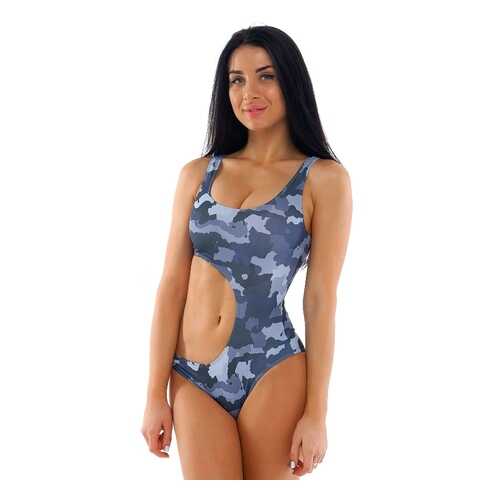 Купальник раздельный женский Profit KP-021-1 серый 2XS в Wildberries