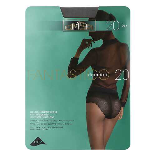 Колготки Omsa FANTASTICO 20 / Fumo (Серый) / 4 (L) в Wildberries