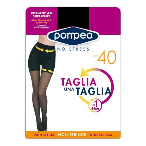 Колготки женские Pompea CL TAGLIA 1 TG 40 den черные 3 в Wildberries
