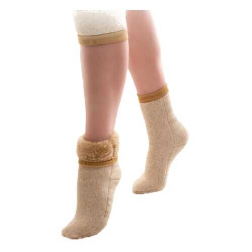 Носки женские Woollamb 29155 бежевые 41-45 в Wildberries