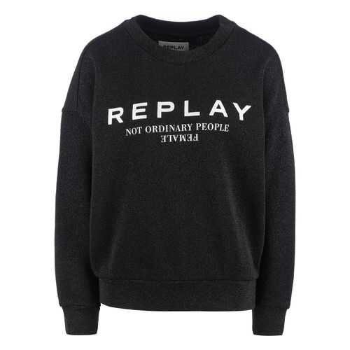 Свитшот женский Replay W3114A.22672 черный M в Wildberries