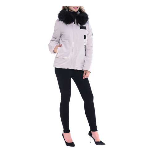 Куртка женская N.A.Z. 5045K бежевая 42 RU в Wildberries