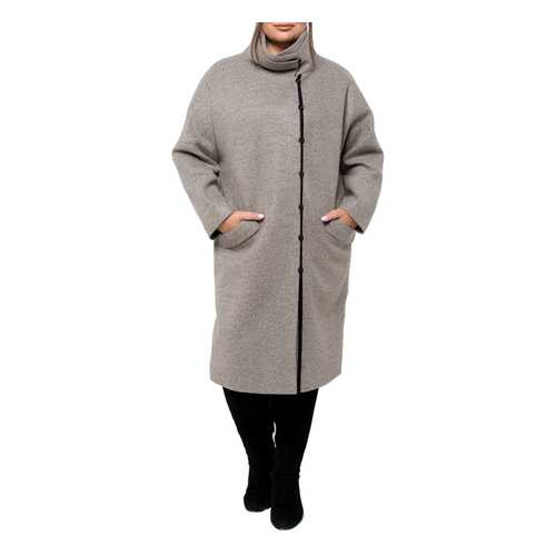 Пальто женское KR 0791 серое 56 RU в Wildberries