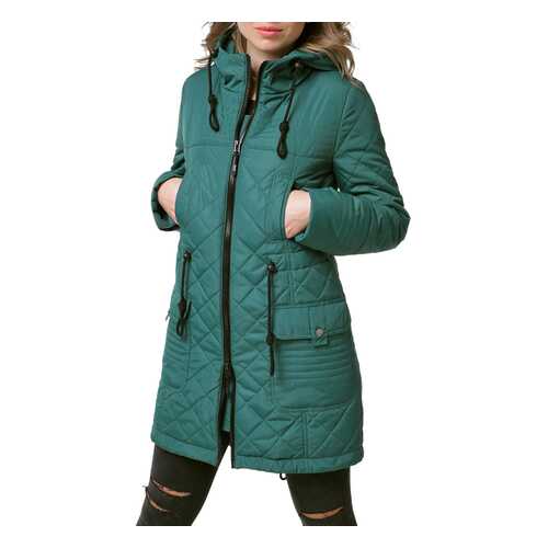 Парка женская DizzyWay 19330 зеленая 52 RU в Wildberries