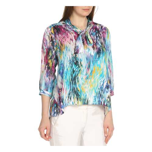 Блуза женская Olenny 3W 361301 голубая 42 RU в Wildberries