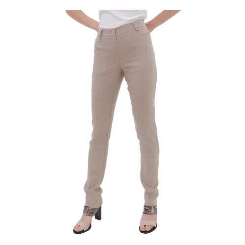 Брюки женские ARGENT VLQ2000403 бежевые 46 RU в Wildberries
